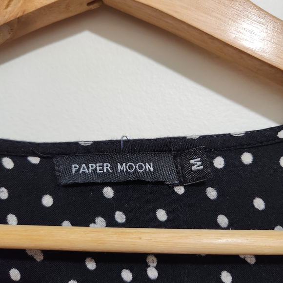 Papermoon Black and White Dotted Blouse - Picture 3 of 7